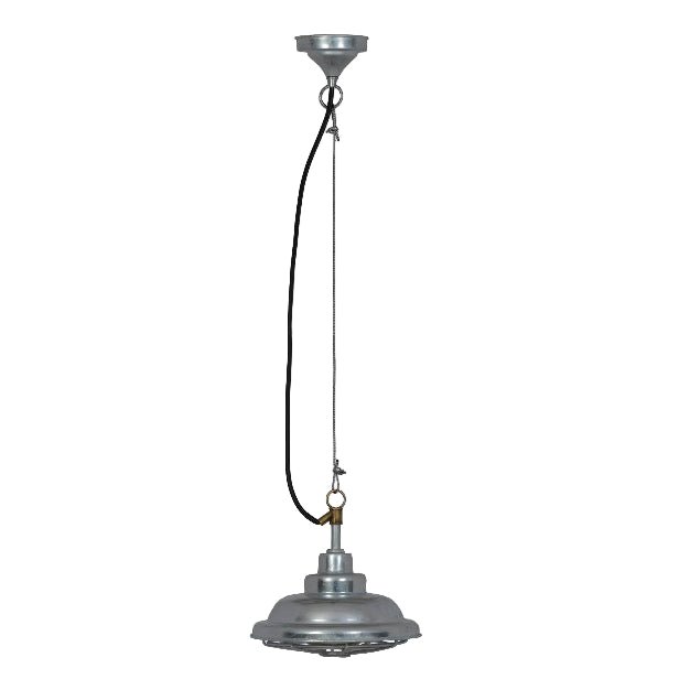 St Ives Mariner Outdoor Pendant Light - Galvanised Steel1 - Duck Barn Interiors