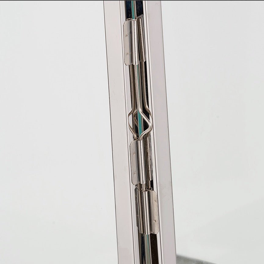 Stainless Steel Rectangular Glass Lantern - Medium7 - Duck Barn Interiors