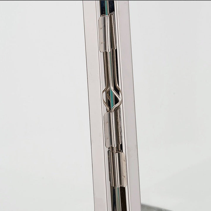 Stainless Steel Rectangular Glass Lantern - Medium7 - Duck Barn Interiors
