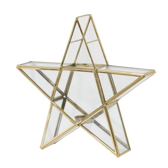 Star Tealight Holder - Gold5 - Duck Barn Interiors