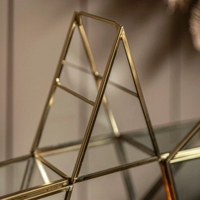 Star Tealight Holder - Gold3 - Duck Barn Interiors