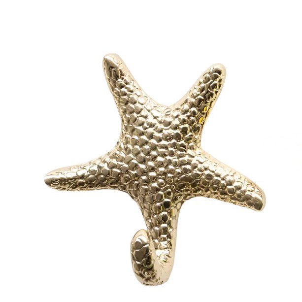 Starfish Gold Coat Hook - Small1 - Duck Barn Interiors