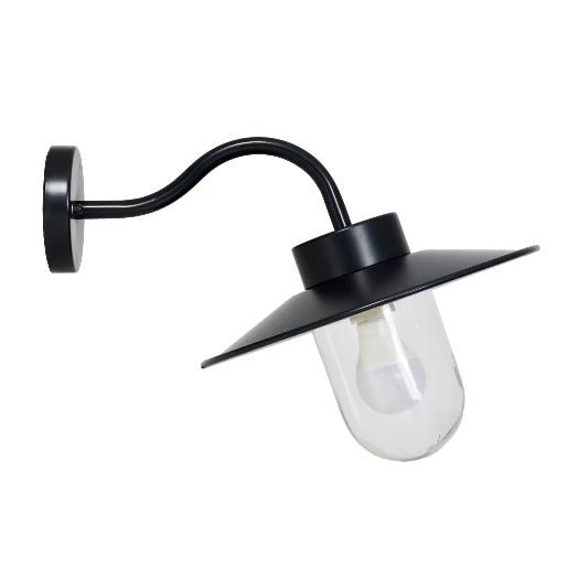 Swan Neck Light in Carbon - Steel1 - Duck Barn Interiors