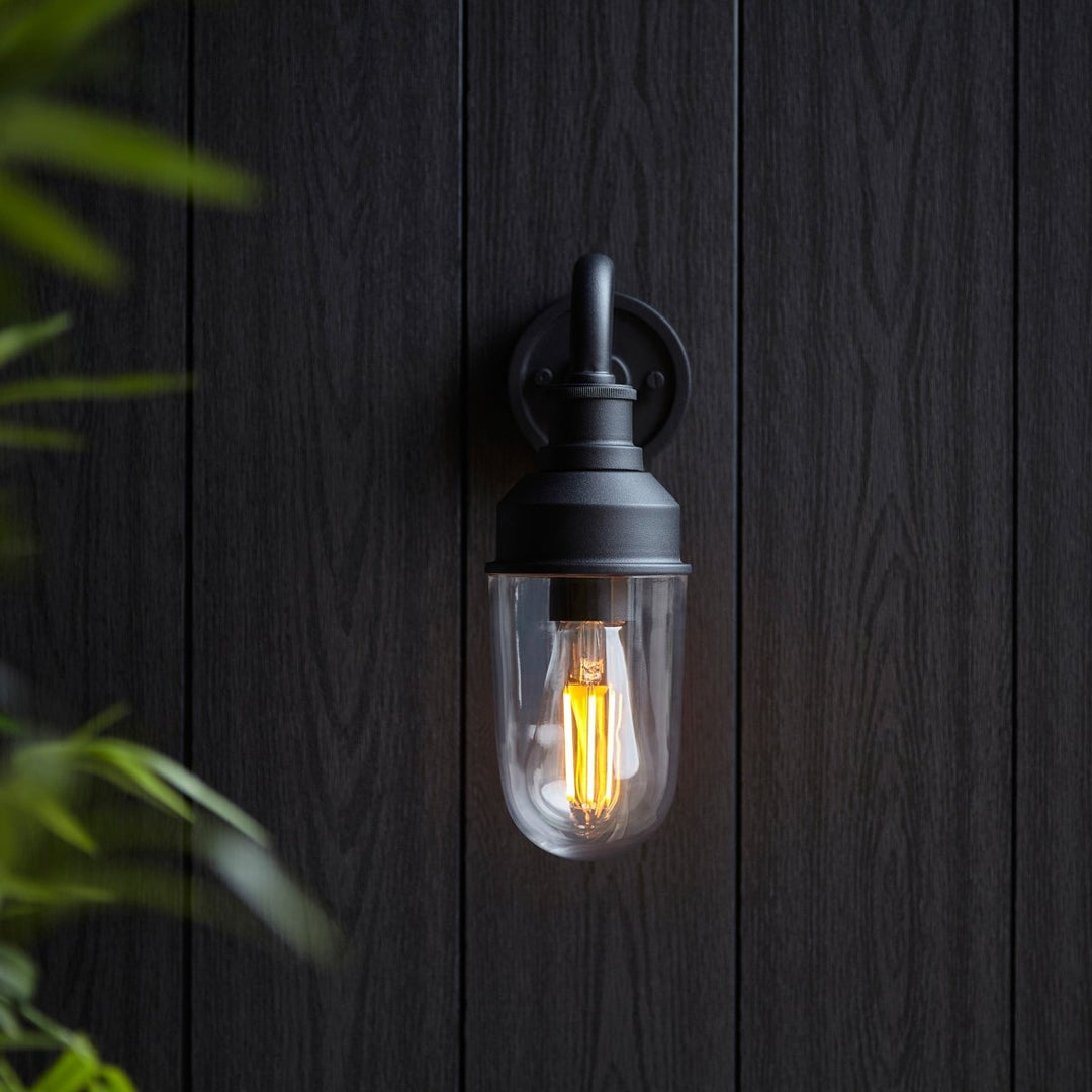 Sylvie Curved Outdoor Wall Light4 - Duck Barn Interiors