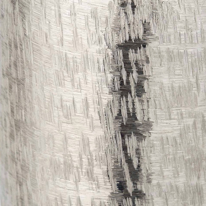 Tall Silver Metal Hammered Vase4 - Duck Barn Interiors