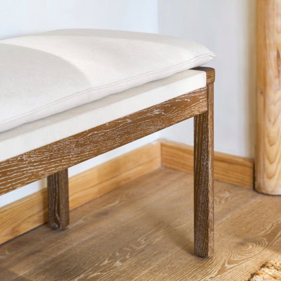 Templecombe Bench Oatmeal - Ash2 - Duck Barn Interiors