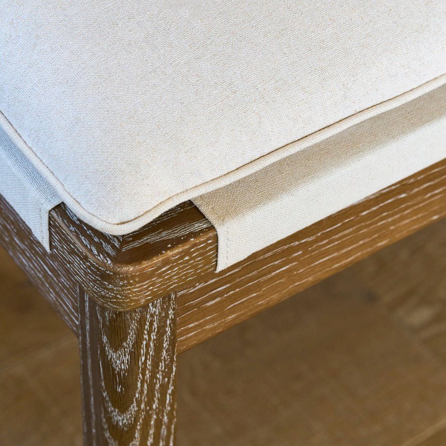 Templecombe Bench Oatmeal - Ash4 - Duck Barn Interiors