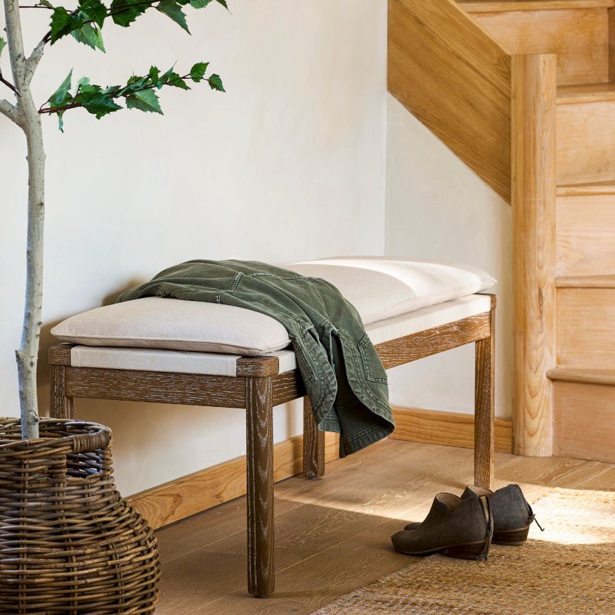 Templecombe Bench Oatmeal - Ash2 - Duck Barn Interiors