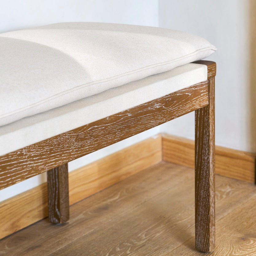 Templecombe Bench Oatmeal - Ash5 - Duck Barn Interiors