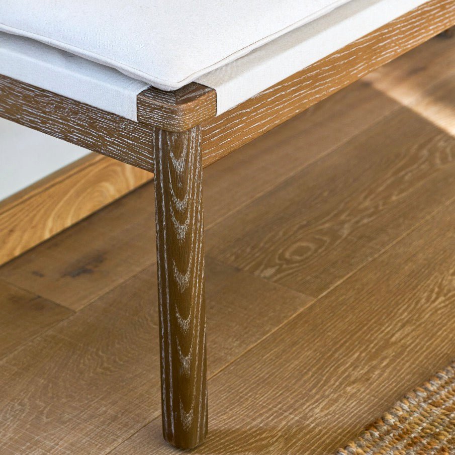 Templecombe Bench Oatmeal - Ash7 - Duck Barn Interiors