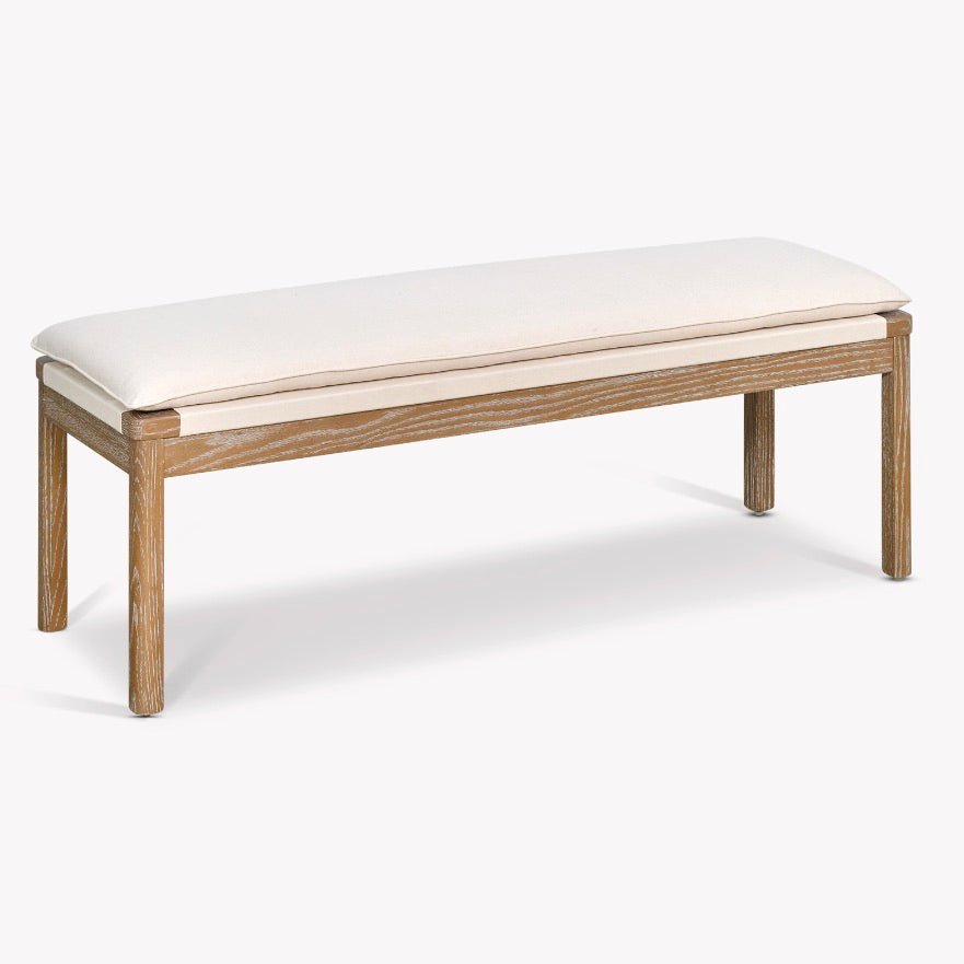 Templecombe Bench Oatmeal - Ash6 - Duck Barn Interiors