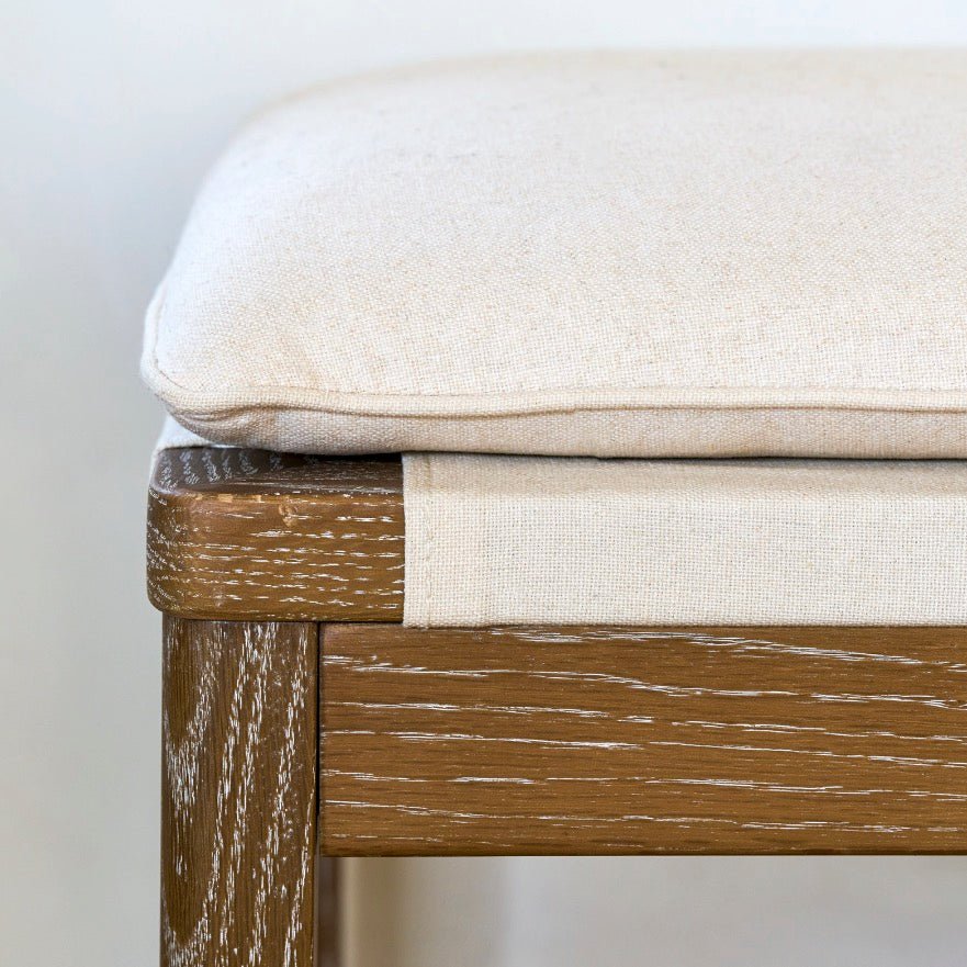 Templecombe Bench Oatmeal - Ash3 - Duck Barn Interiors