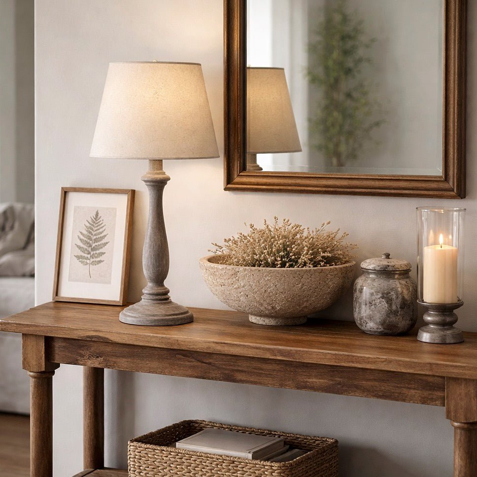 Teos Table Lamp with Shade1 - Duck Barn Interiors