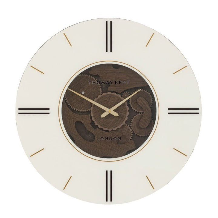 Thomas Kent Cogger Wall Clock - Walnut (60cm)1 - Duck Barn Interiors