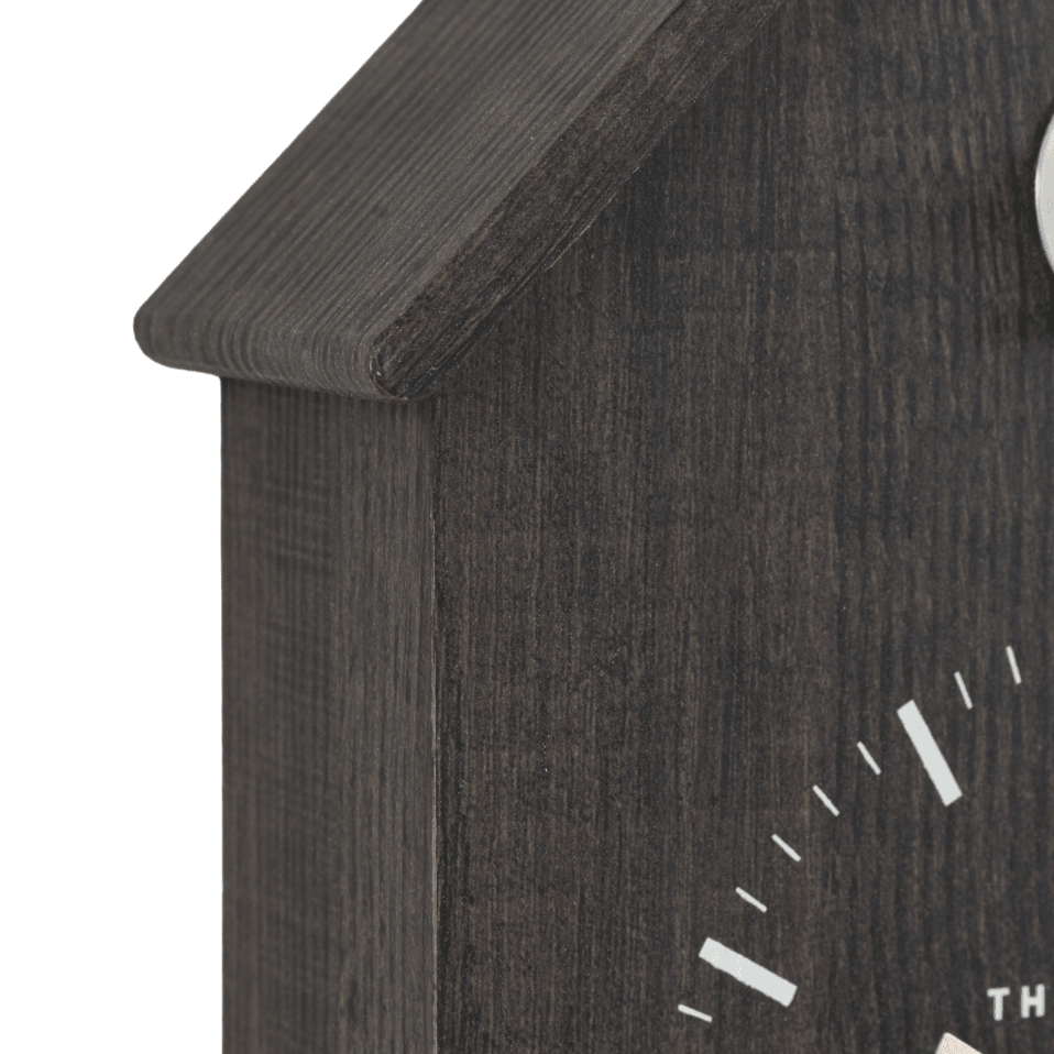 Thomas Kent Cuckoo Clock - Charcoal4 - Duck Barn Interiors
