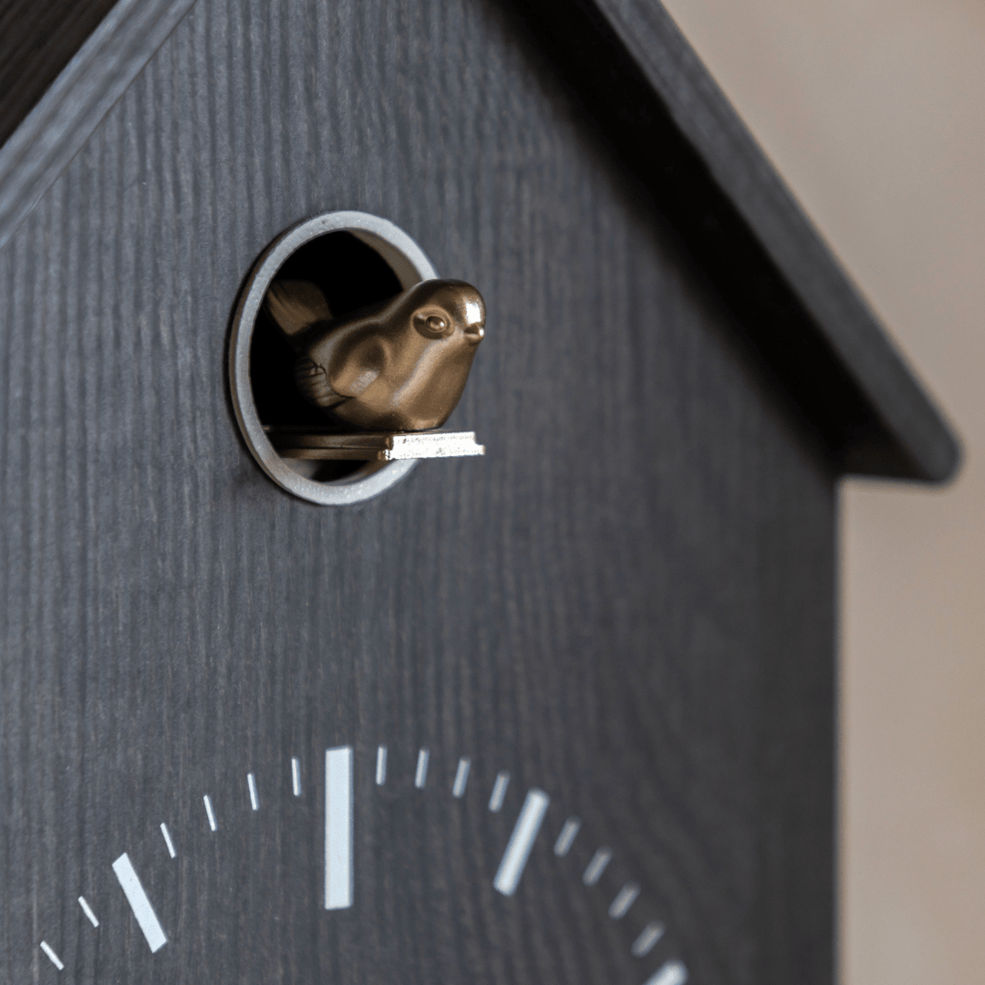 Thomas Kent Cuckoo Clock - Charcoal3 - Duck Barn Interiors