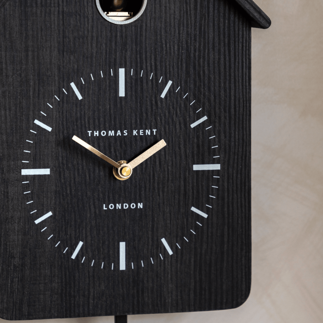 Thomas Kent Cuckoo Clock - Charcoal2 - Duck Barn Interiors