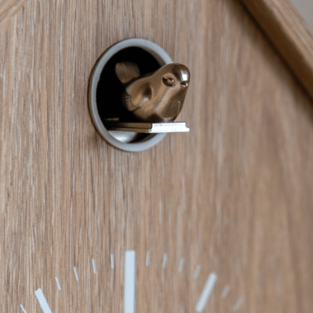 Thomas Kent Cuckoo Clock - Oak2 - Duck Barn Interiors