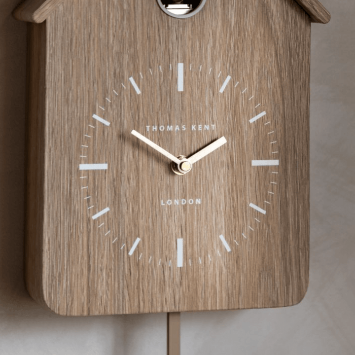 Thomas Kent Cuckoo Clock - Oak3 - Duck Barn Interiors