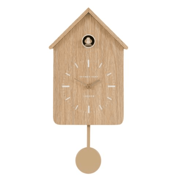 Thomas Kent Cuckoo Clock - Oak5 - Duck Barn Interiors