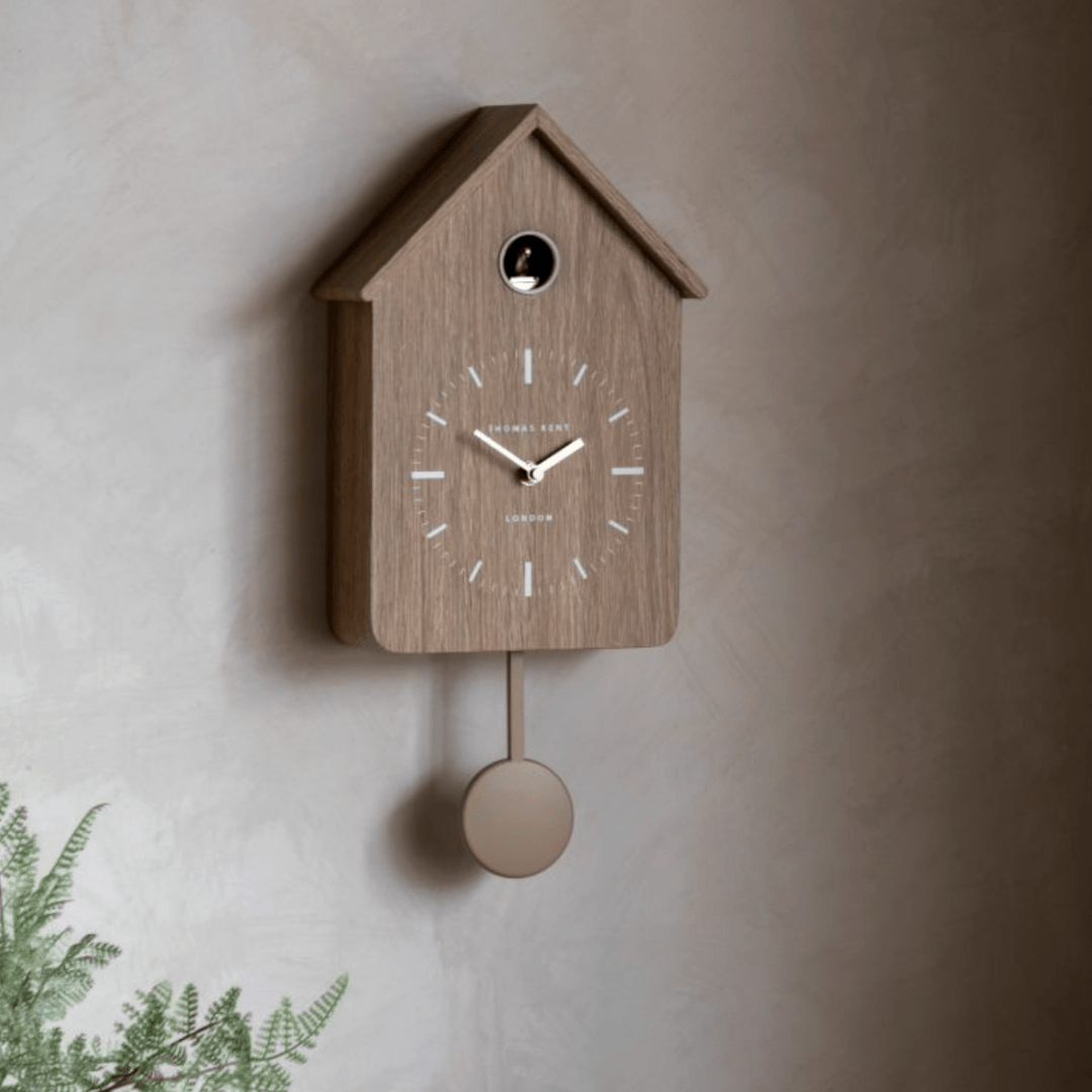 Thomas Kent Cuckoo Clock - Oak1 - Duck Barn Interiors