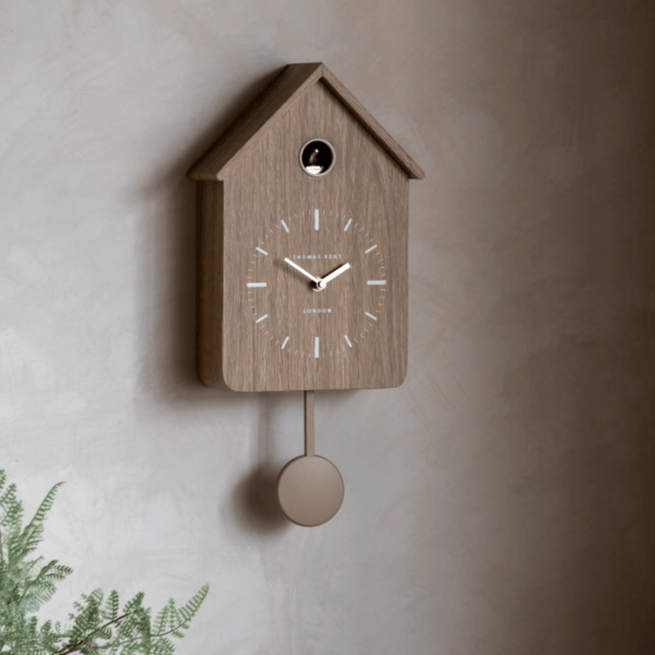 Thomas Kent Cuckoo Clock - Oak1 - Duck Barn Interiors