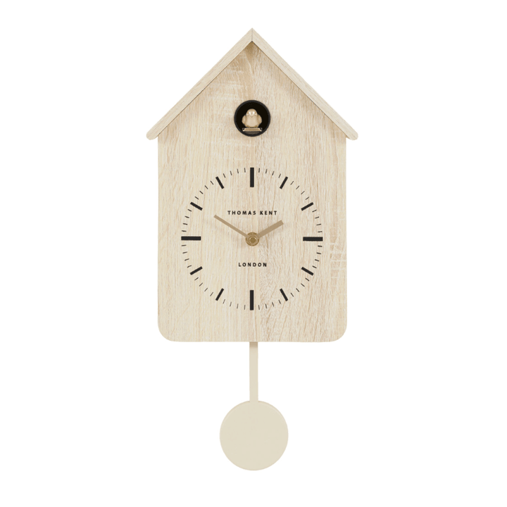 Thomas Kent Cuckoo Clock - Washed Oak6 - Duck Barn Interiors