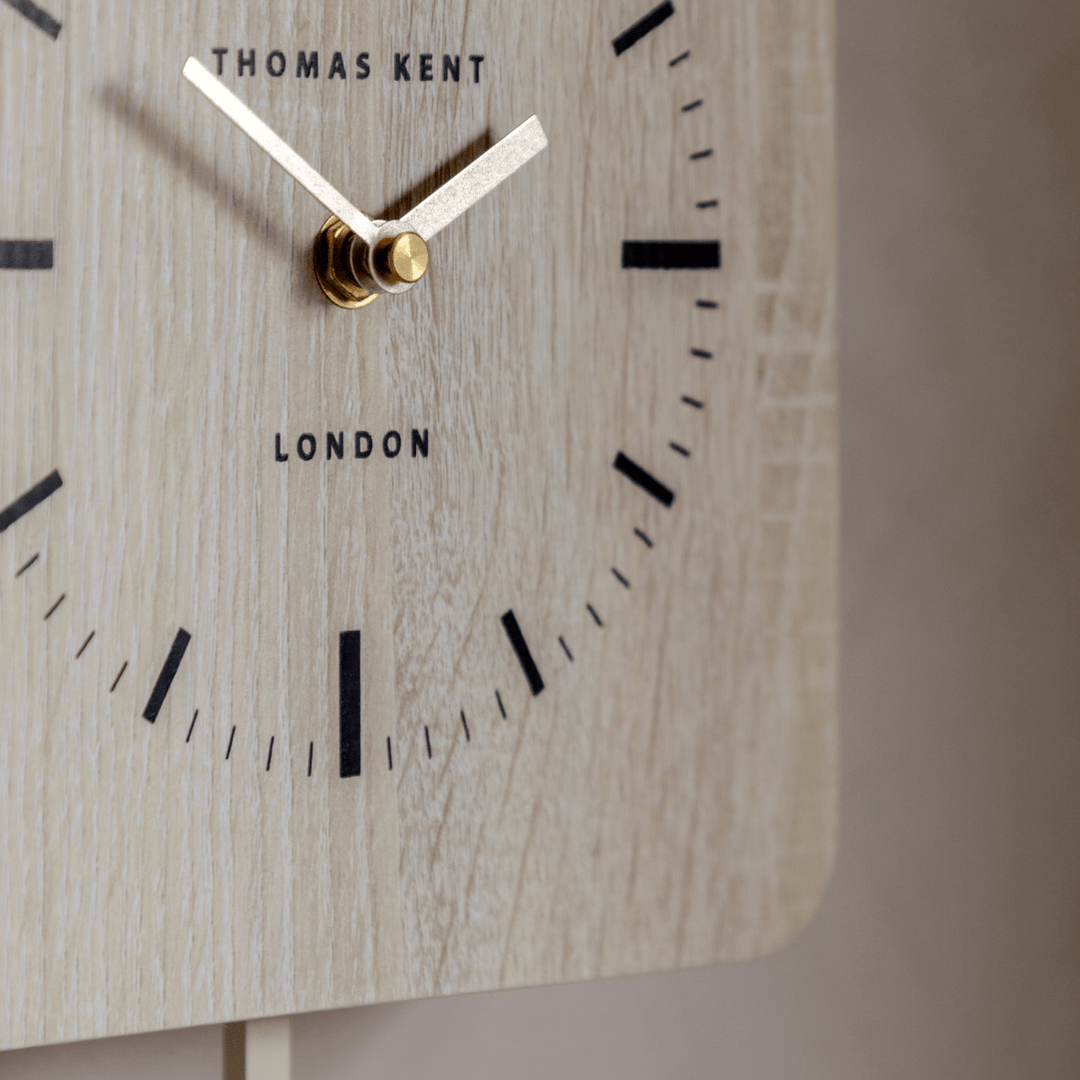 Thomas Kent Cuckoo Clock - Washed Oak3 - Duck Barn Interiors