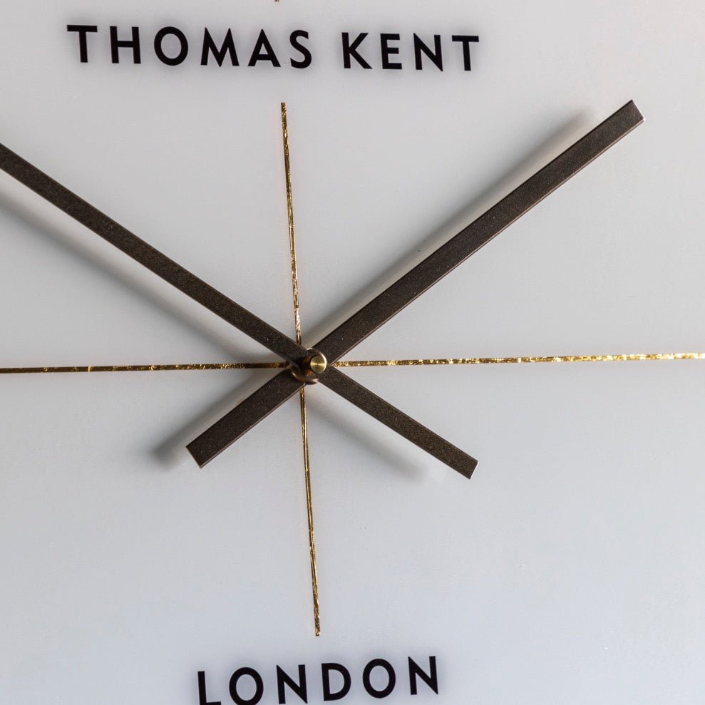 Thomas Kent Greenwich Wall Clock (80cm) - Snow White4 - Duck Barn Interiors