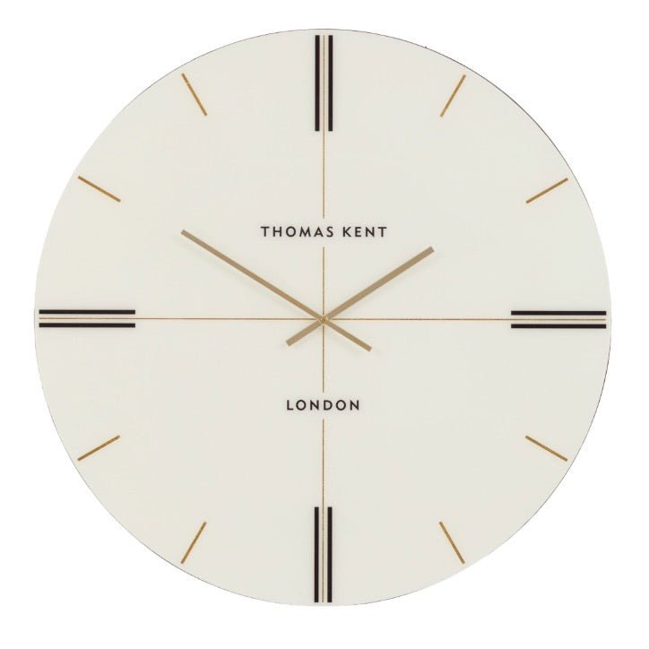 Thomas Kent Greenwich Wall Clock (80cm) - Snow White1 - Duck Barn Interiors