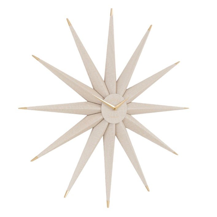 Thomas Kent North Star Wall Clock (80cm) - Light Grey7 - Duck Barn Interiors