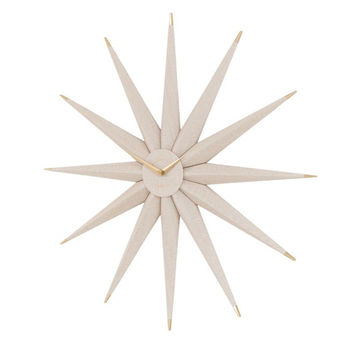 Thomas Kent North Star Wall Clock (80cm) - Light Grey6 - Duck Barn Interiors