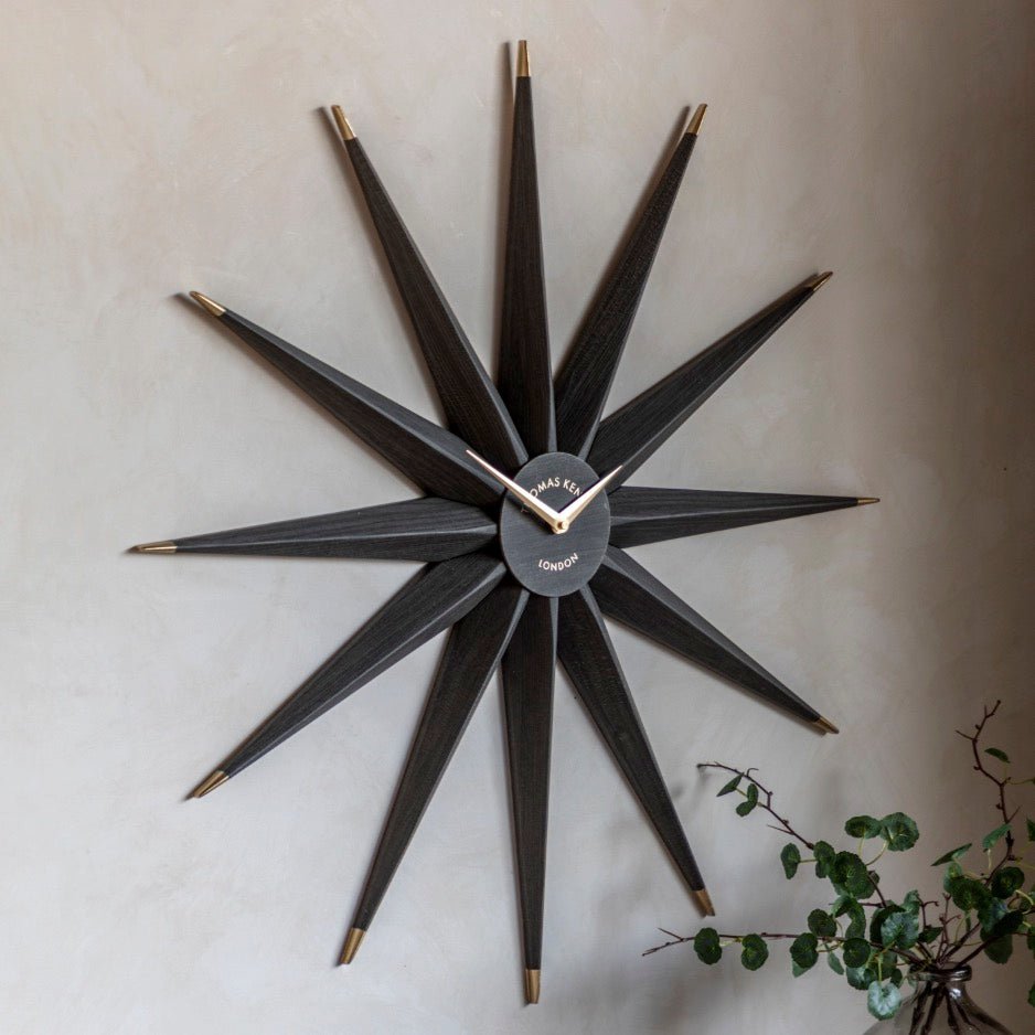 Thomas Kent North Star Wall Clock (80cm) - Warm Grey1 - Duck Barn Interiors