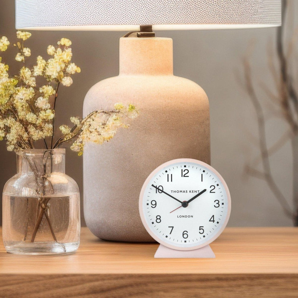 Thomas Kent Puffin Alarm Clock - Dusty Pink1 - Duck Barn Interiors