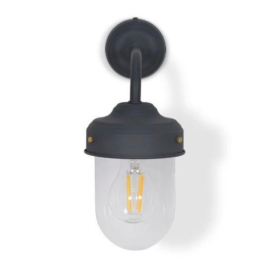 Thurlaston Barn Outdoor Light - Carbon Steel2 - Duck Barn Interiors