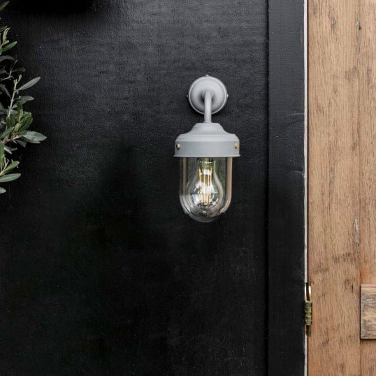 Thurlaston Barn Outdoor Light - Charcoal Steel1 - Duck Barn Interiors
