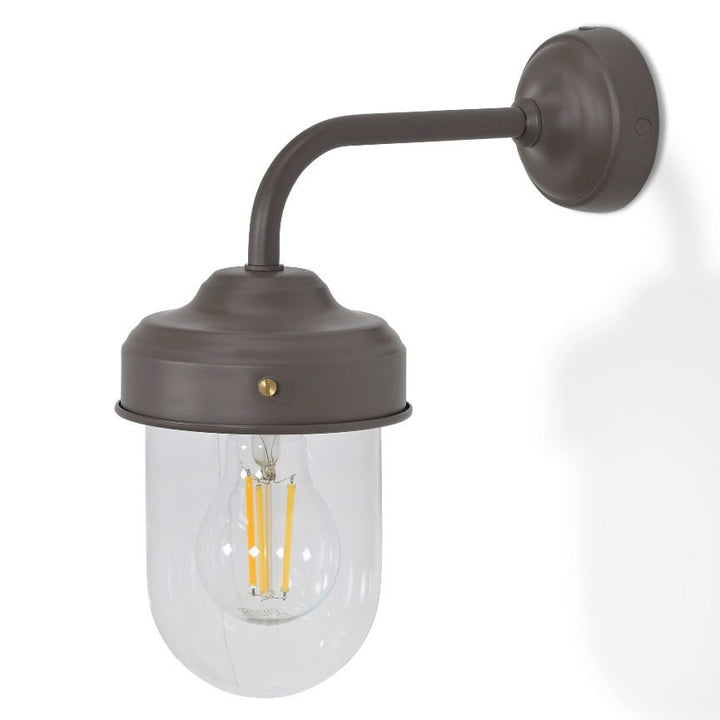 Thurlaston Barn Outdoor Light - Coffee Bean Steel2 - Duck Barn Interiors
