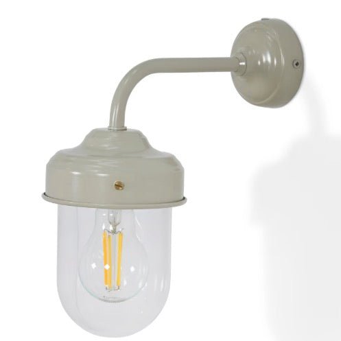 Thurlaston Barn Outdoor Light - Light Clay Steel3 - Duck Barn Interiors