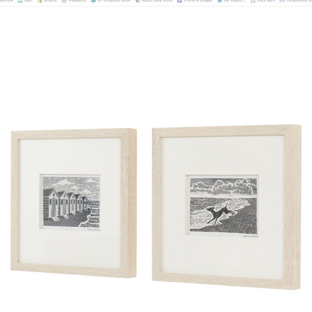 Tidal Tales I Framed Art Set of 23 - Duck Barn Interiors