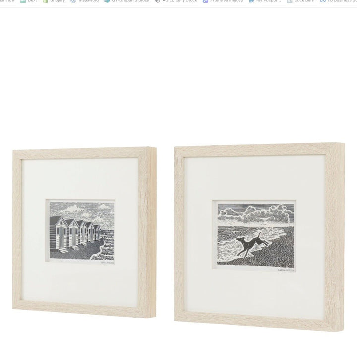 Tidal Tales I Framed Art Set of 23 - Duck Barn Interiors