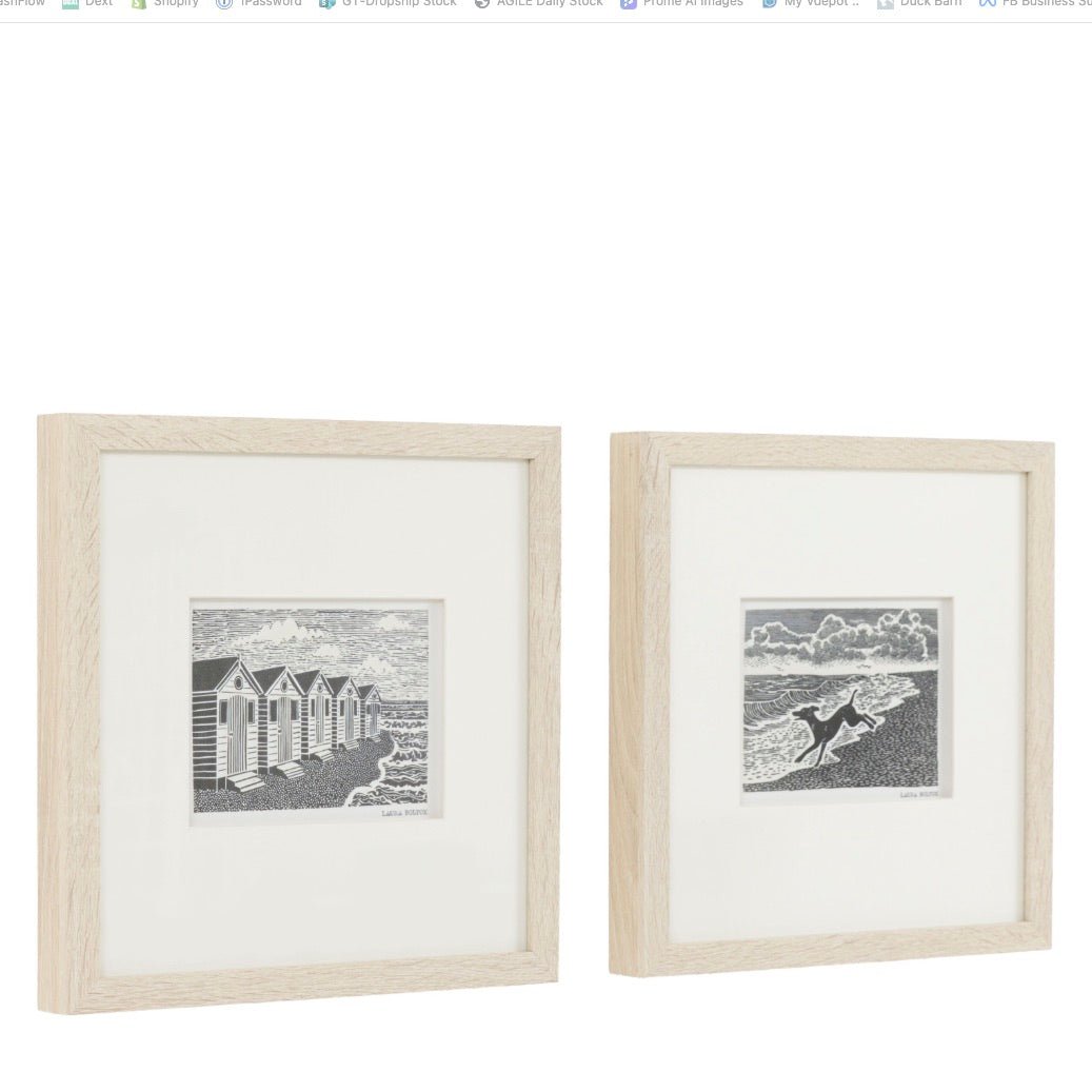 Tidal Tales I Framed Art Set of 26 - Duck Barn Interiors