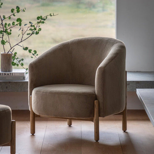 Tindon Armchair- Alaska Khaki