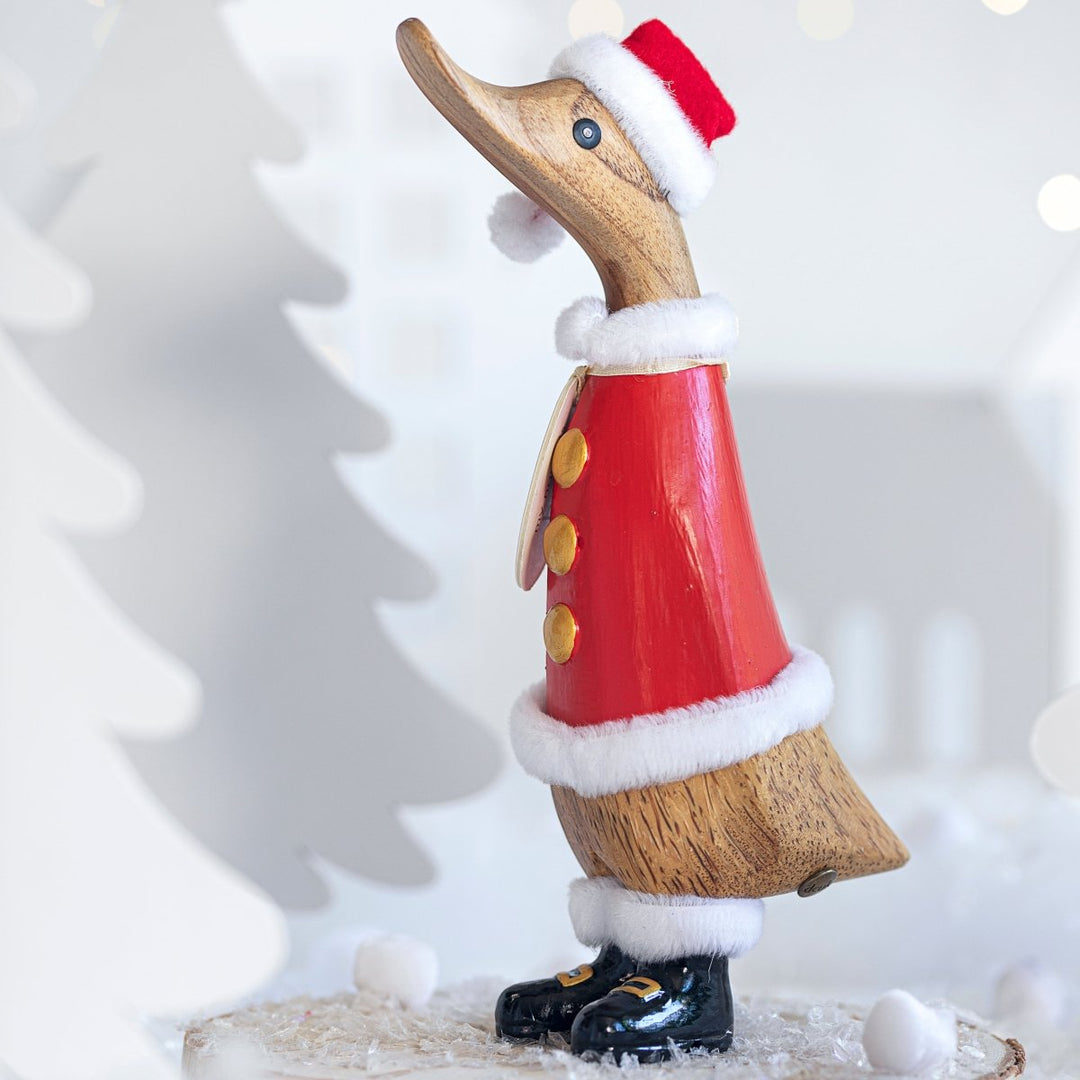 Traditional Christmas Duckling - Gold Buttons2 - Duck Barn Interiors
