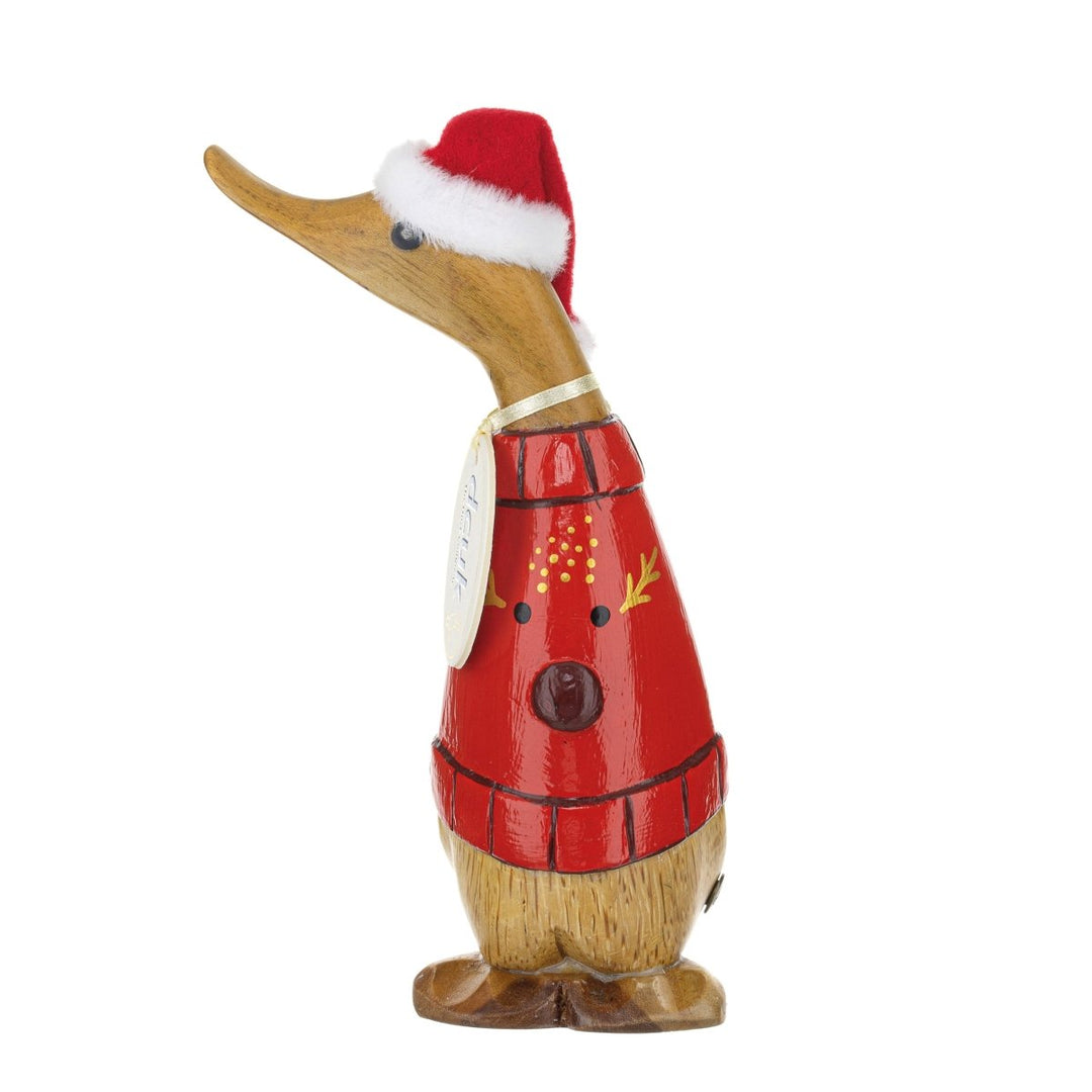 Traditional Christmas Duckling - Reindeer Jumper1 - Duck Barn Interiors