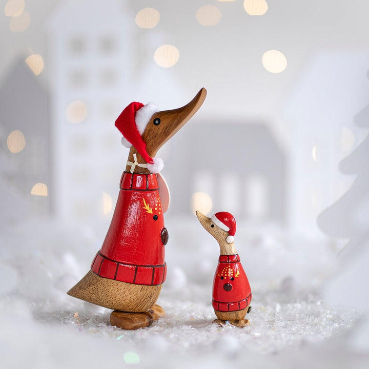 Traditional Christmas Duckling - Reindeer Jumper3 - Duck Barn Interiors