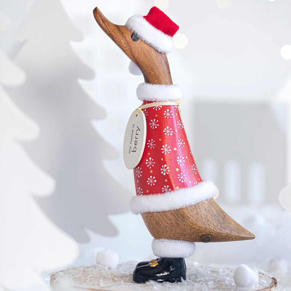 Traditional Christmas Duckling - Snowflake Jumper2 - Duck Barn Interiors