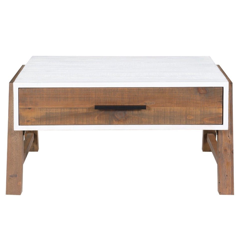 Trinity Reclaimed Wood Square Coffee Table1 - Duck Barn Interiors