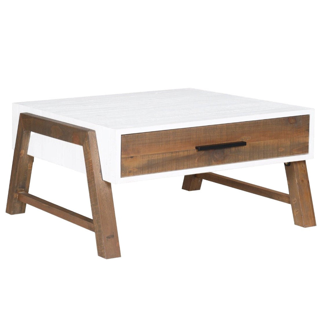 Trinity Reclaimed Wood Square Coffee Table1 - Duck Barn Interiors