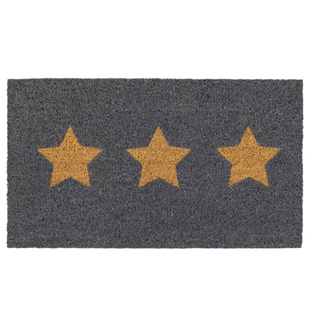 Triple Star Grey Doormat6 - Duck Barn Interiors