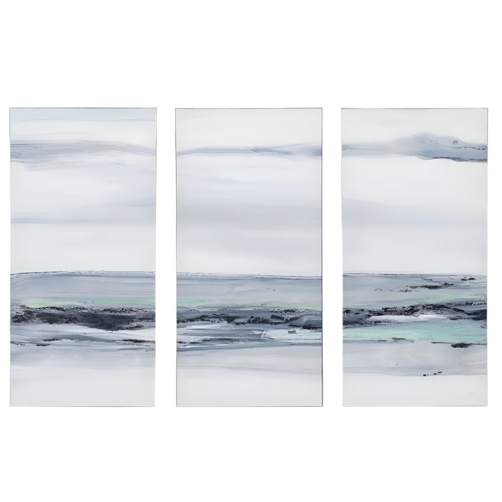 Triptych Clouded View Framed Canvas (Set of 3)1 - Duck Barn Interiors